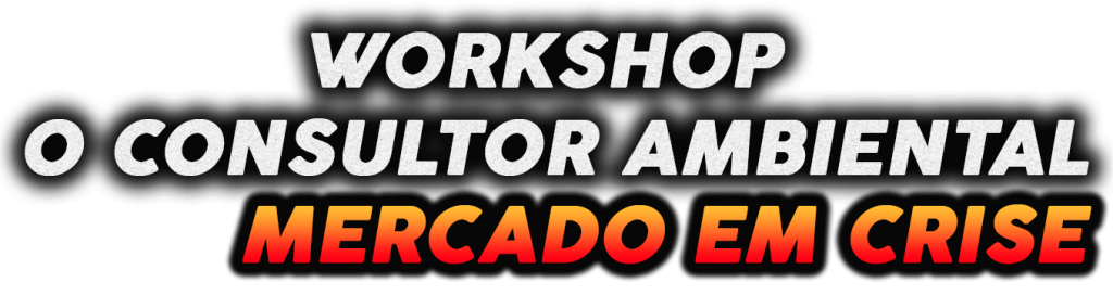workshop o consultor ambiental mercado em crise